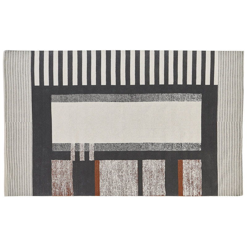 Mortenson Cotton Area Rug, Rectangle 140cm x 200cm