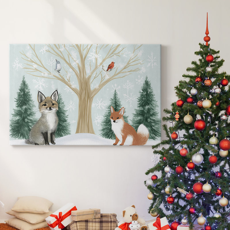 Christmas Holiday Arts - Toile tendue avec châssis, H 40 po x l 60 po