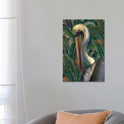 Primal Pelicana 1 Piece Wrapped Canvas Painting