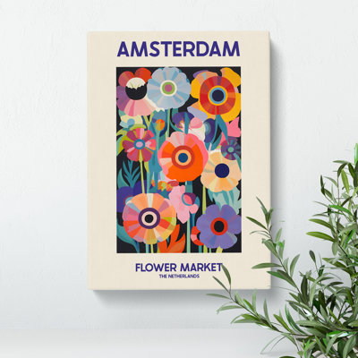 XMKTMKT-47 Amsterdam Flower Market Exhibition 13 - Wrapped Canvas Print
