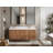 Sonoma Floating Teak 60 " W Wall Mounted Wall Mounted 2 Double Vanity Bathroom Vanity With Quartz Top