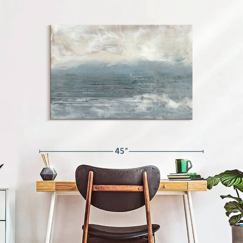 Avery Pale Blue I, 26" H x 39" W