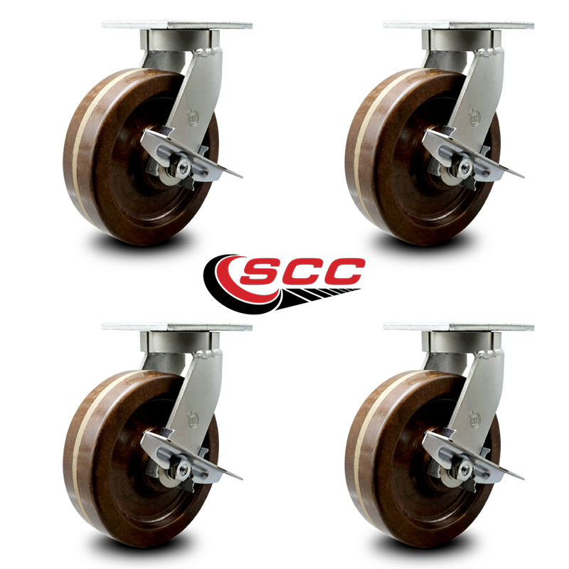 Heavy Duty High Temp Phenolic Caster
