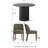 4 - Person Dining Table Sets With Round Table & 4 Upholstered Dining Chairs-1975620205
