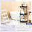 Rust-Proof 3-Tier Corner Shower Caddy With Hooks - Space-Saving Bathroom Storage Organizer-1360535784