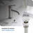 Circular 2-handle 8" Widespread Bathroom Faucet with Pop Up Drain-92578094