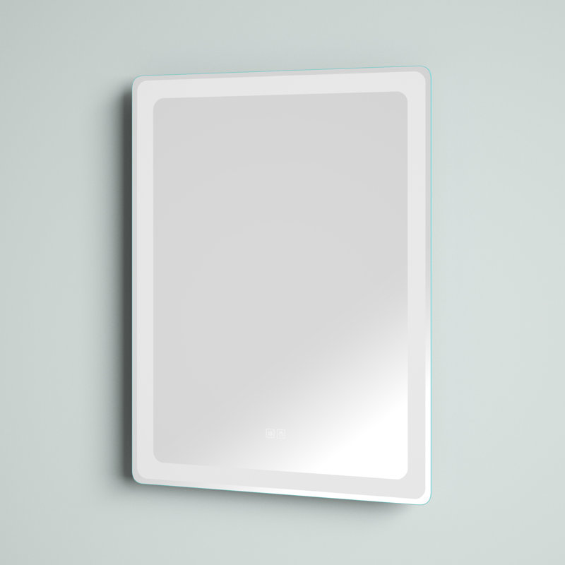 Miroir de salle de bain / meuble-lavabo sans cadre moderne et contemporain Leopolda, 32 po x 24 po