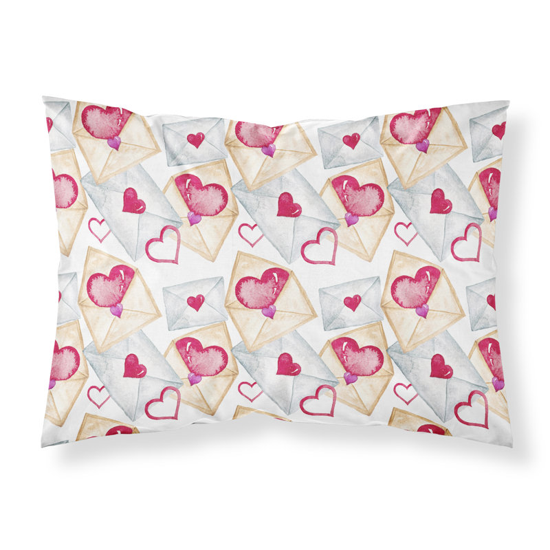 Taie d’oreiller aquarelle love letters