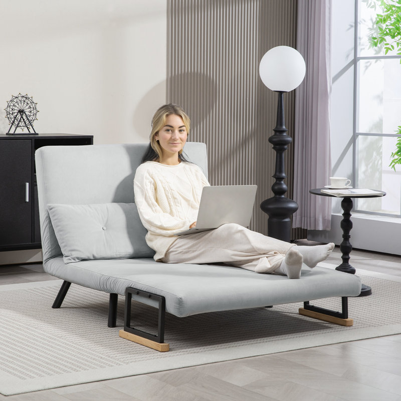 Tahmoor 2 Seater Sofa Bed, Light Grey