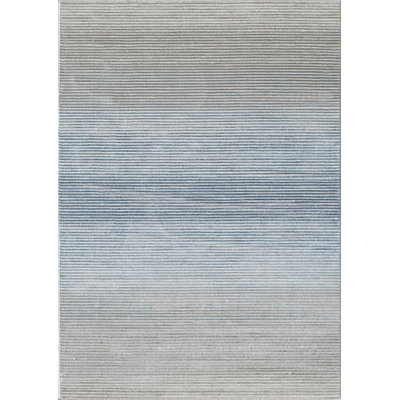Tapis gris / bleu Woodstock