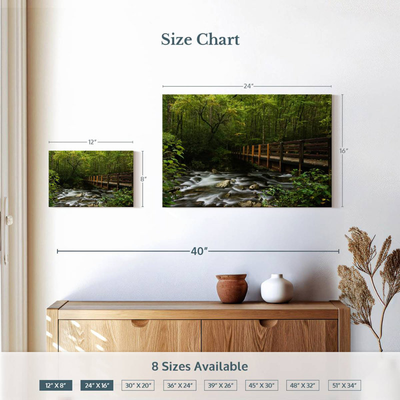 Alvord Great Smoky Mountains Stream, H 16 po x l 24 po