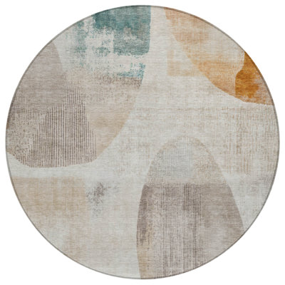 Machine Washable Indoor/Outdoor Chantille ACN2815 Geometric Rug