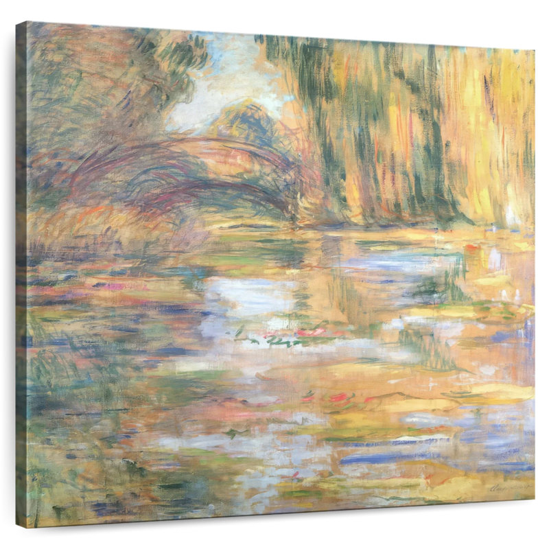 Waterlily Pond - The Bridge, 20" H x 20" W