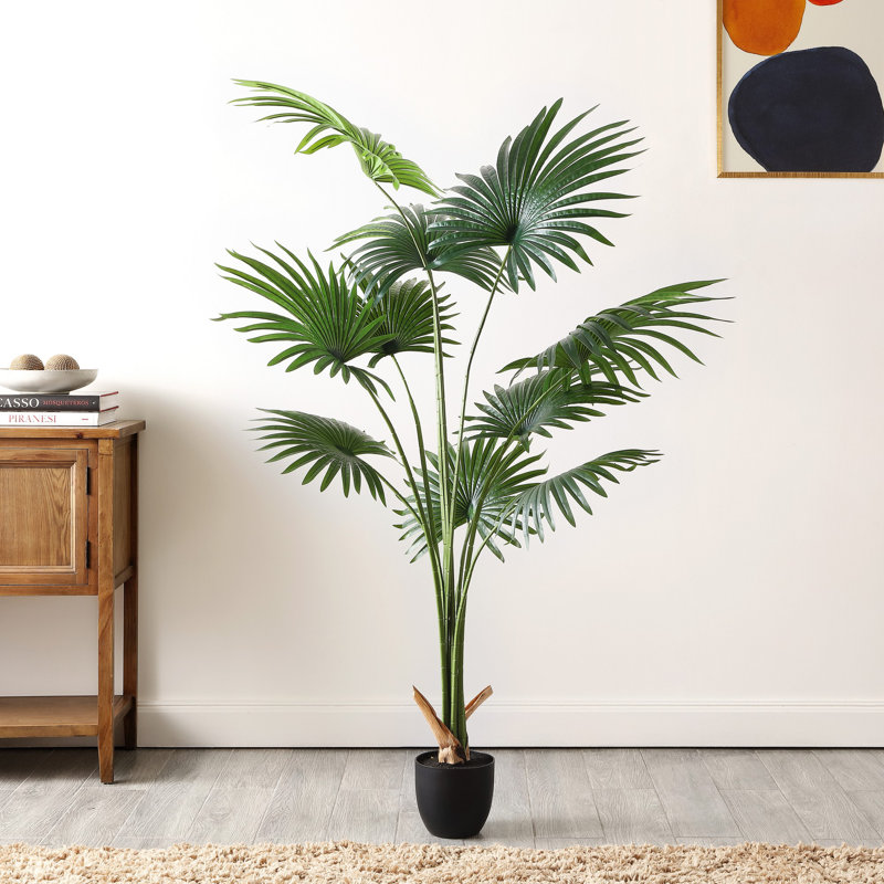 Faux Palm 71" Potted Tree