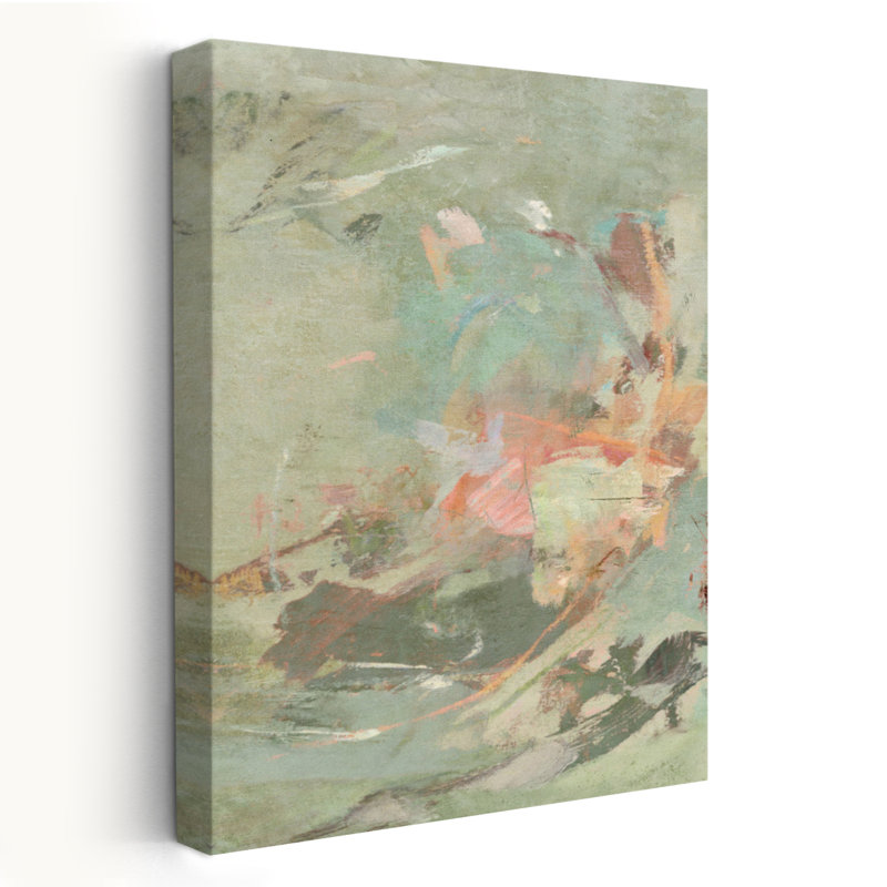 «Forest Dance 2 - Abstracts Contemporary», art bleu, H 24 po x l 16 po