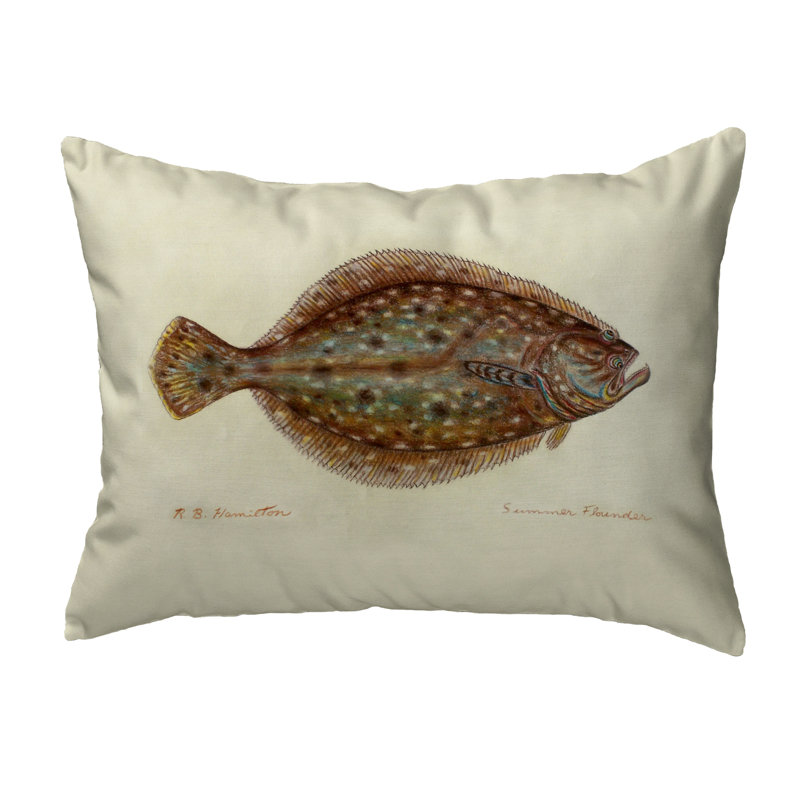 Outdoor Reversible Throw Pillow, 16" x 20"