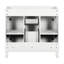 Meuble-lavabo de 36 po sans lavabo supérieur, armoire seulement, armoire de rangement moderne avec 2 portes à fermeture douce, meubles-lavabos et meubles-lavabos (sans lavabo)-530798680-530798681