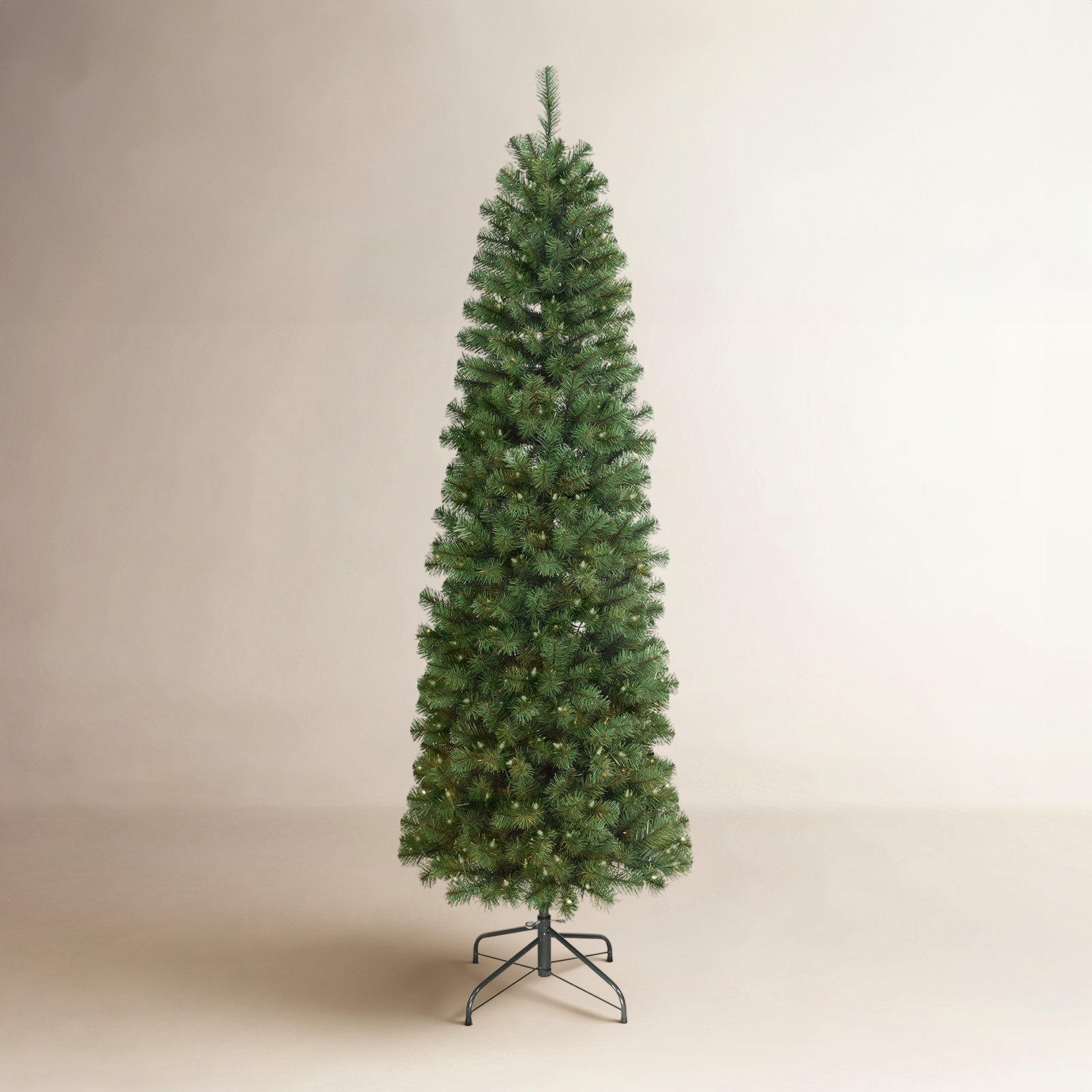 90' Lighted Artificial Fir Christmas Tree