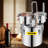 VEVOR 3 Pot Alcohol Still 19L Stainless Distiller with Copper Tube, Circulating Pump and Thermometer