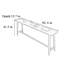 Table de bar ménage en bois massif-618681068