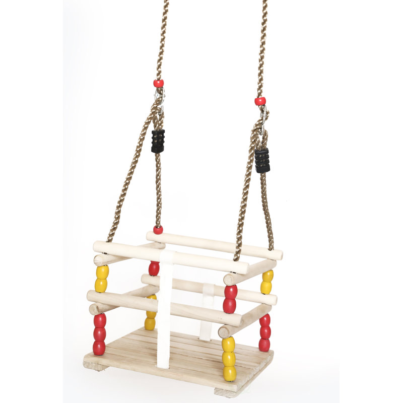 Siège de balançoire en bois bébé