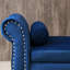 Banc avec 1 coussin et tabouret de rangement rectangulaire en velours-2125205182
