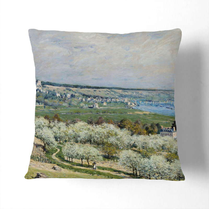 Terrace At Saint Germaine Square Throw Cushion, Black, 40cm H x 40cm W x 15cm D
