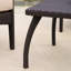 Fauteuil d'extérieur Pe 4P - brun clair, fer, revêtement de siège imperméable en tissu