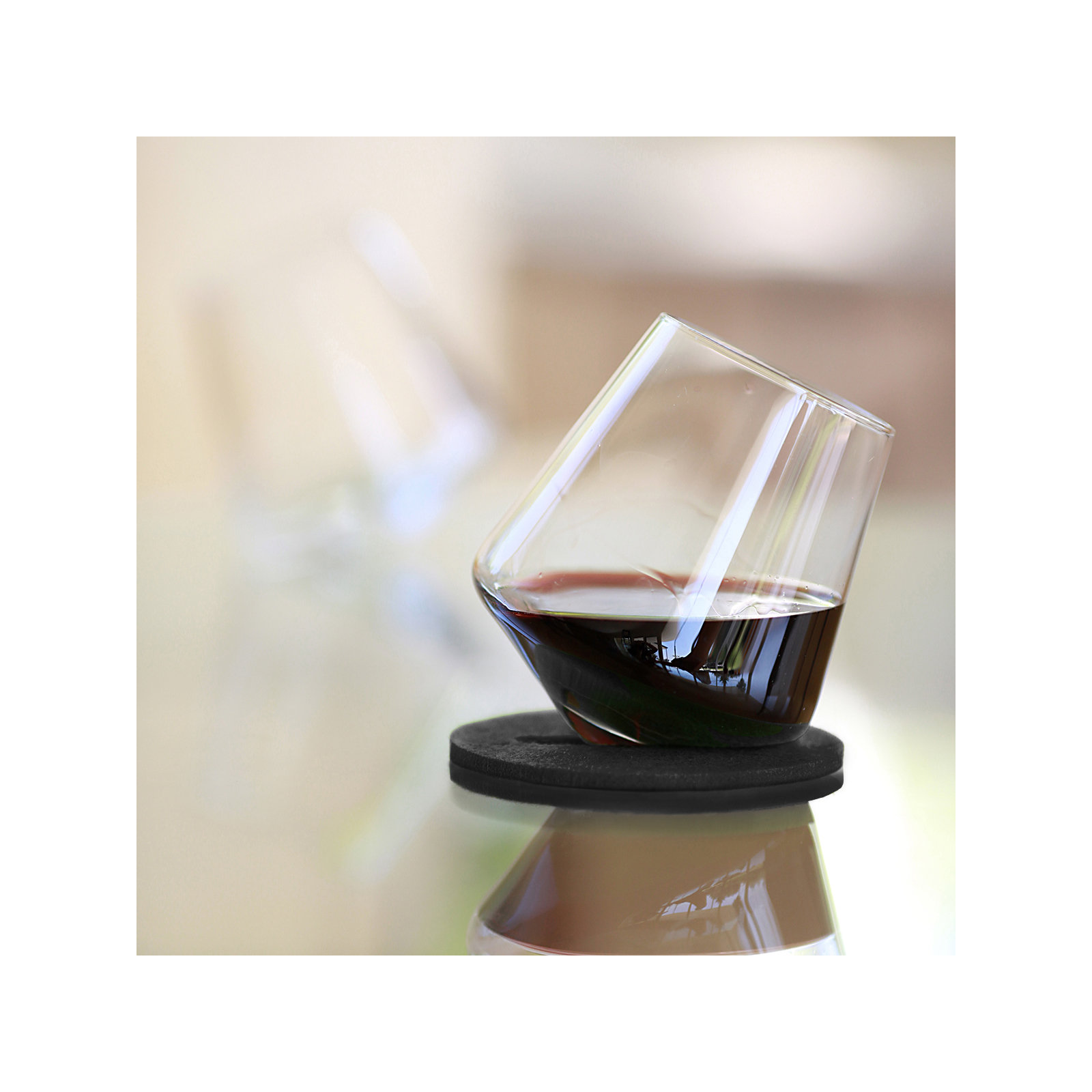 Cupa-Stay Coaster, Black