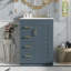 Meuble-lavabo 24 po avec lavabo intégré en céramique, meuble-lavabo à une porte, 3 tiroirs et meuble-lavabo simple pour petite et moyenne salle de bain-173715538