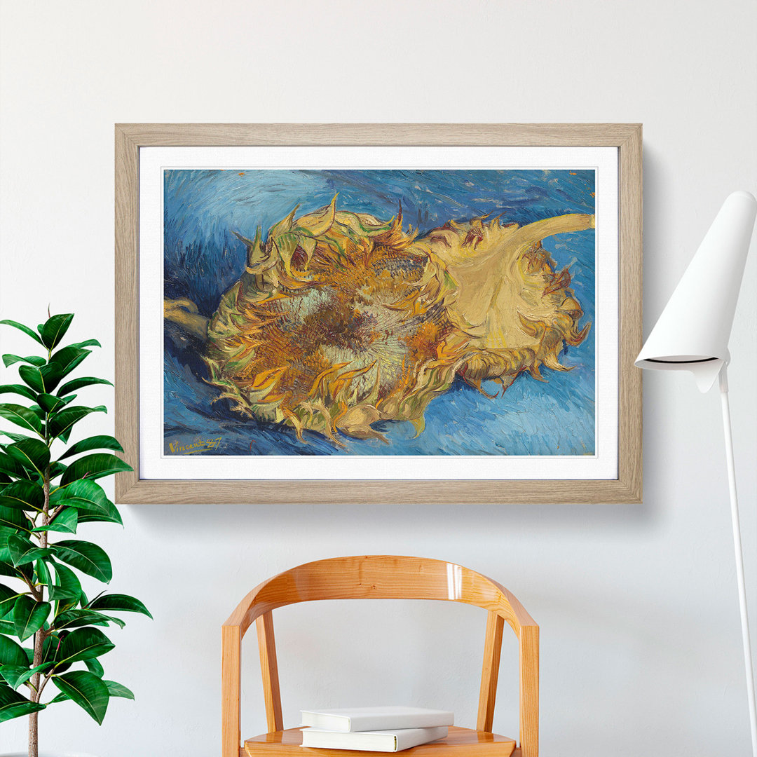Sunflowers by Vincent Van Gogh - Picture Frame Painting