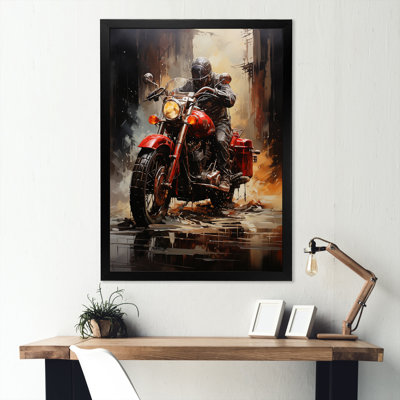 Crimson Thunder Red Dirt Bike II