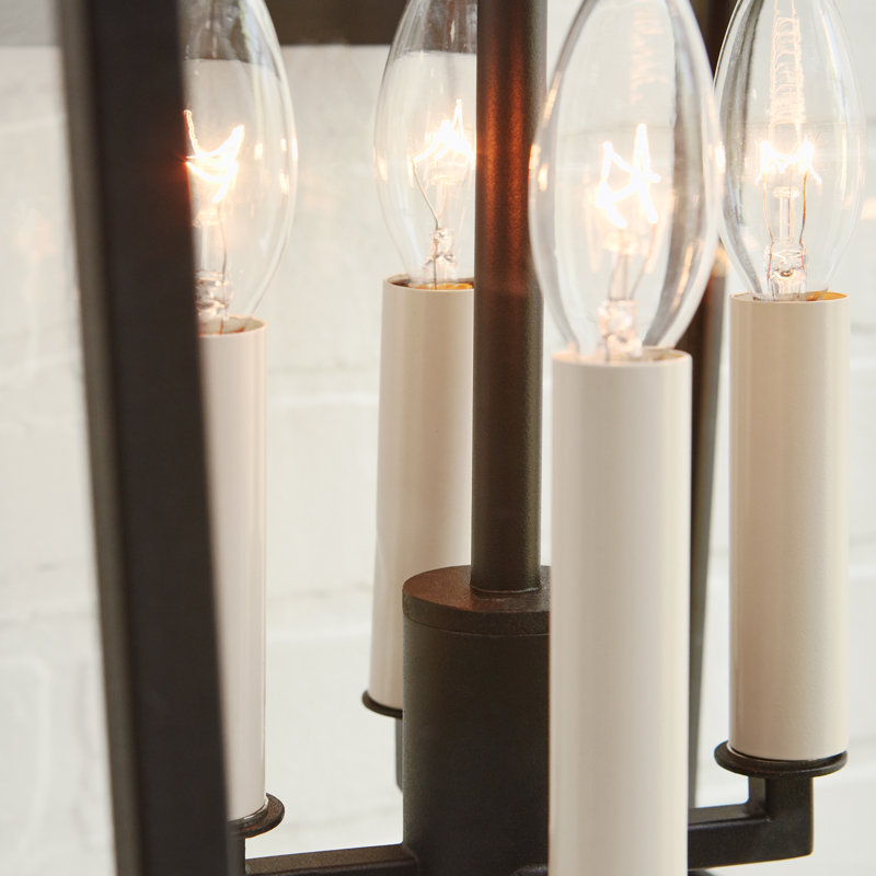 Medeiros Large Lantern from, 25.63" H x 12" W x 13.5" D