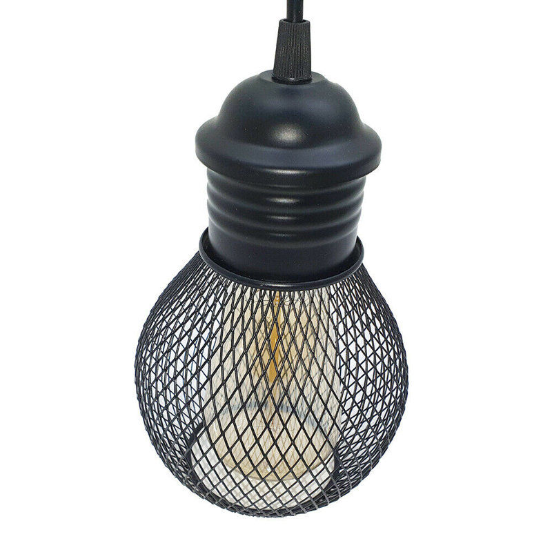 Hance 1 - Light Black Bell Pendant