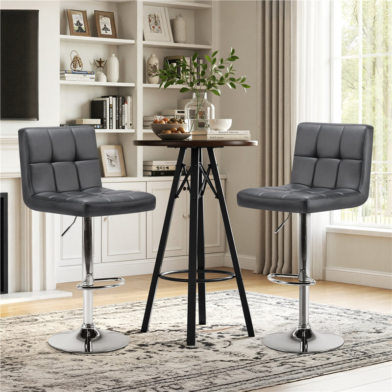 Tabouret de bar Chandresh, Gris