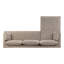 Canapé modulaire avec rangement Fauve brun Ferland-1805403205
