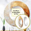 Gold Beige Spiral Poteries - miroir en spirale abstrait-99621773