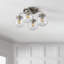 Plafonnier semi-encastré 4 lumières 18 po Ailana-855788806