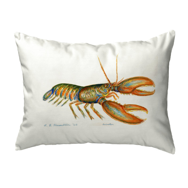 Housse de coussin rectangulaire intérieur / extérieur Lobster Lobster