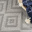 Tapis intérieur / extérieur gris argenté Foundry Select-69322823