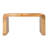 Mango Wood Waterfall Desk with 3 Drawers-1957608492