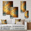 Cathrine - Art mural abstrait géométrique en verre acrylique-101506349