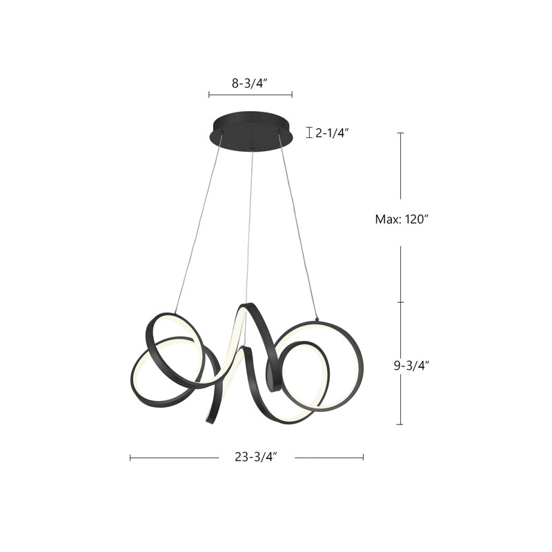 Synergy 1 - Light LED Pendant, Antique Silver