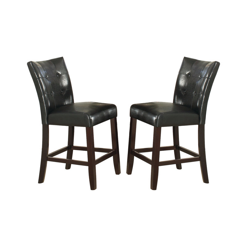 Chaise haute rembourrée (ensemble de 2)