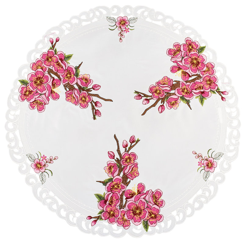 Napperon Cherry Blossom, dessus de table (23 po)