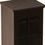 Armoire à vin moderne avec porte en verre à trois couches, avec tiroir et support à vin en forme de X, pour le salon, la cuisine, la salle à manger, le bar