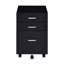 Armoire noire et classeur avec 3 tiroirs, mobilité incluse, fabrication