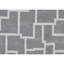 Hand Knotted Geometric Area Rug in Gray/White-587285853