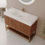 Meuble-lavabo moderne moderne avec lavabo et rangement en céramique