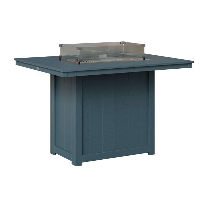 Foyer de table rectangulaire 54 po Berlin Gardens Donoma, Slate, H 36 po x l 41,37 po x P 53,87 po